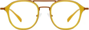 Round Reading Glasses Women - Blue Light Blocking Readers with Spring Hinge Ultra Lightweight Circle Reading Glasses FT2121