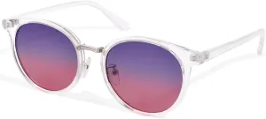 Round Sunglasses Womens Classic Trendy Sun glasses for Women UV400 Protection Retro Vintage Shades for Ladies Girls