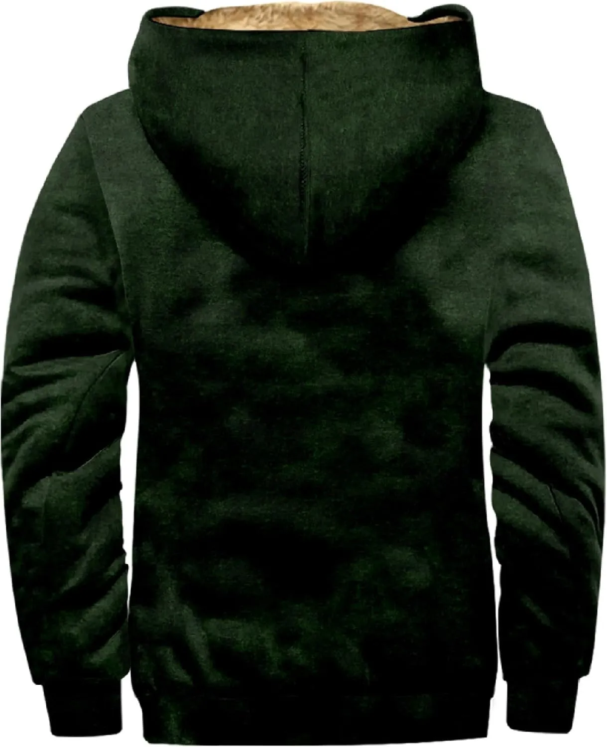 RTRDE Mens Fall Jacket Fleece Lined Zip Up Casual Fashion Hooded Jackets Winter Warm Work Hoodie Coats