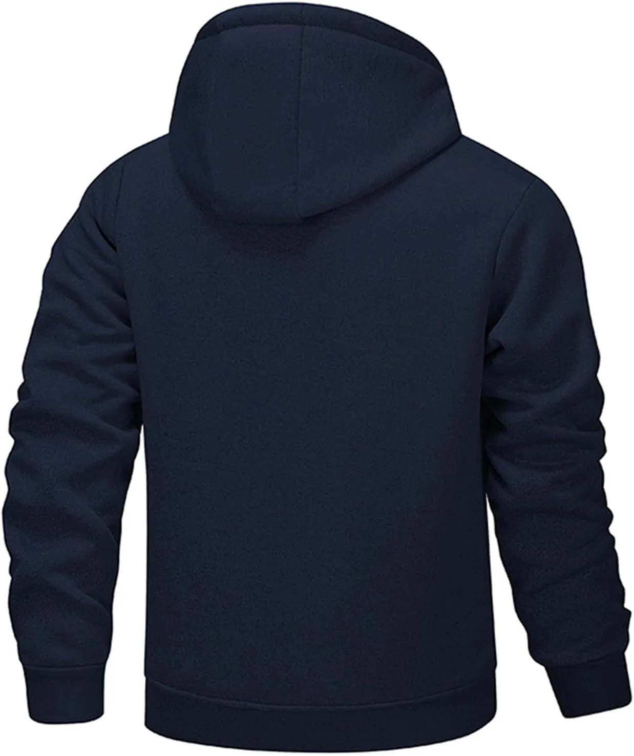RTRDE Mens Work Jacket Zip Up Sweatshirts Heavyweight Winter Fleece Sherpa Lined Warm Hoodie Jackets Coats Jacket, S-3XL