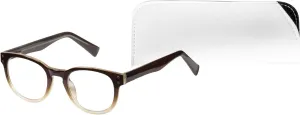 Select-A-Vision VK Couture Fashion Blue Light Eyewear, EVKB04-275-247, Gradient Brown