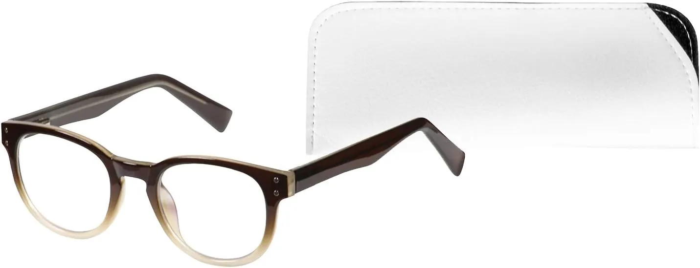 Select-A-Vision VK Couture Fashion Blue Light Eyewear, EVKB04-275-247, Gradient Brown