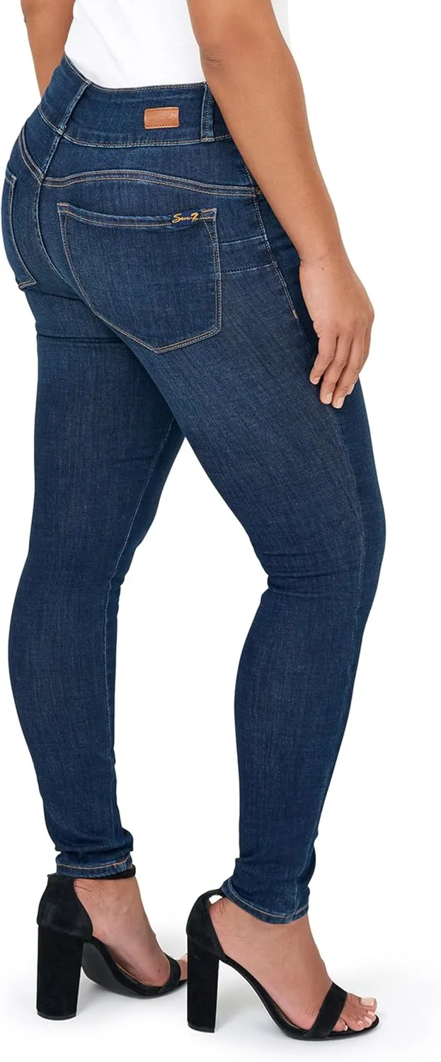 Seven7 Women's Misses High Rise Curvy Skinny Jean