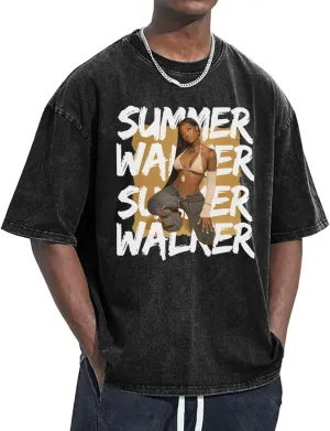 Shirt Men's Oversized T-Shirts Summer Casual Short Sleeved Basic Tops Graphic Tee