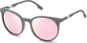 SOJOS Oversized Round Polarized Sports Sunglasses for Women Men, Ultralight TR90 Womens Mens Sport Sunglasses SJ2092