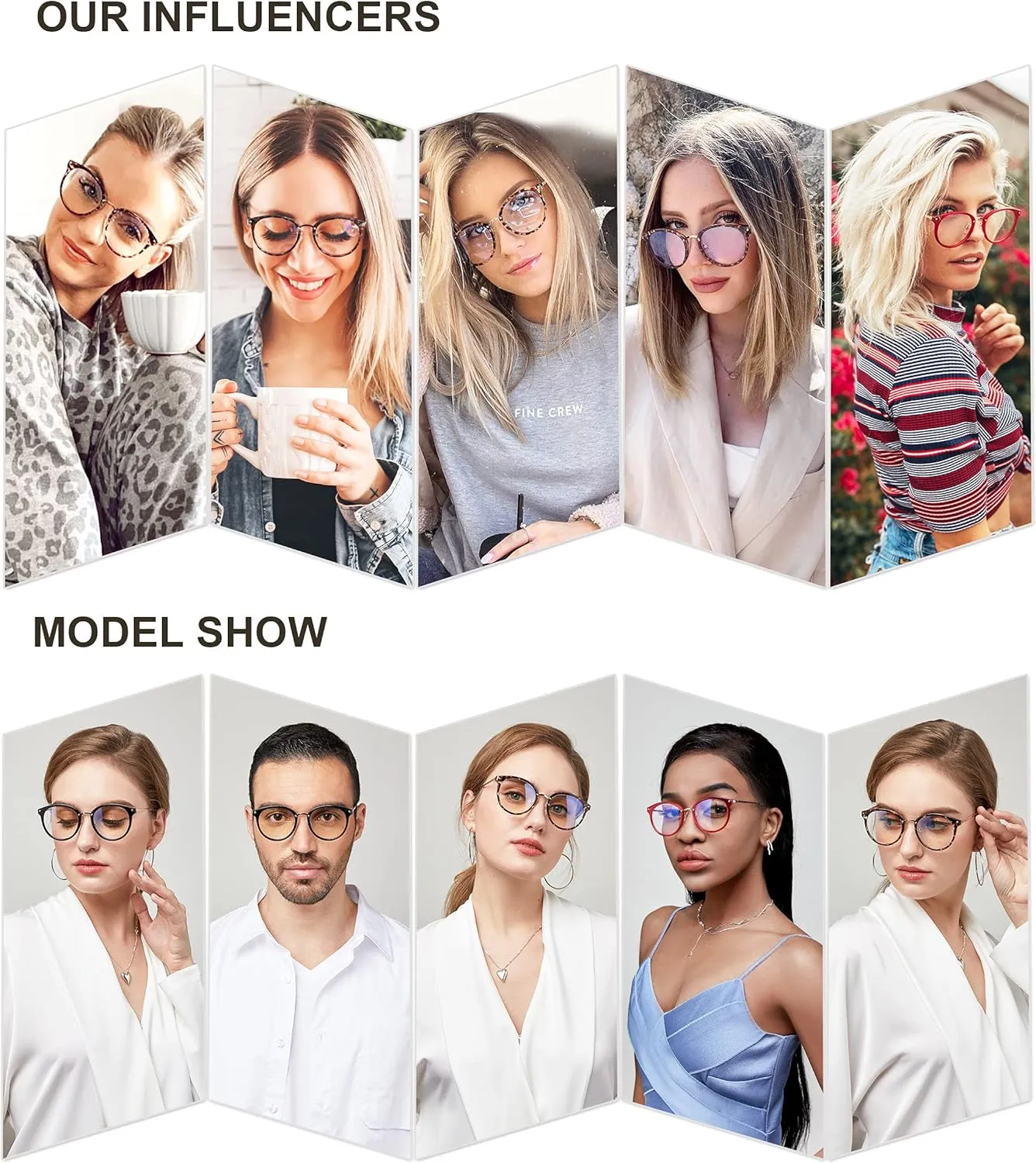 SOJOS Retro Round TR90 Blue Light Reading Glasses Womens Mens Readers Computer Glasses Eyewear Frame SJ9001