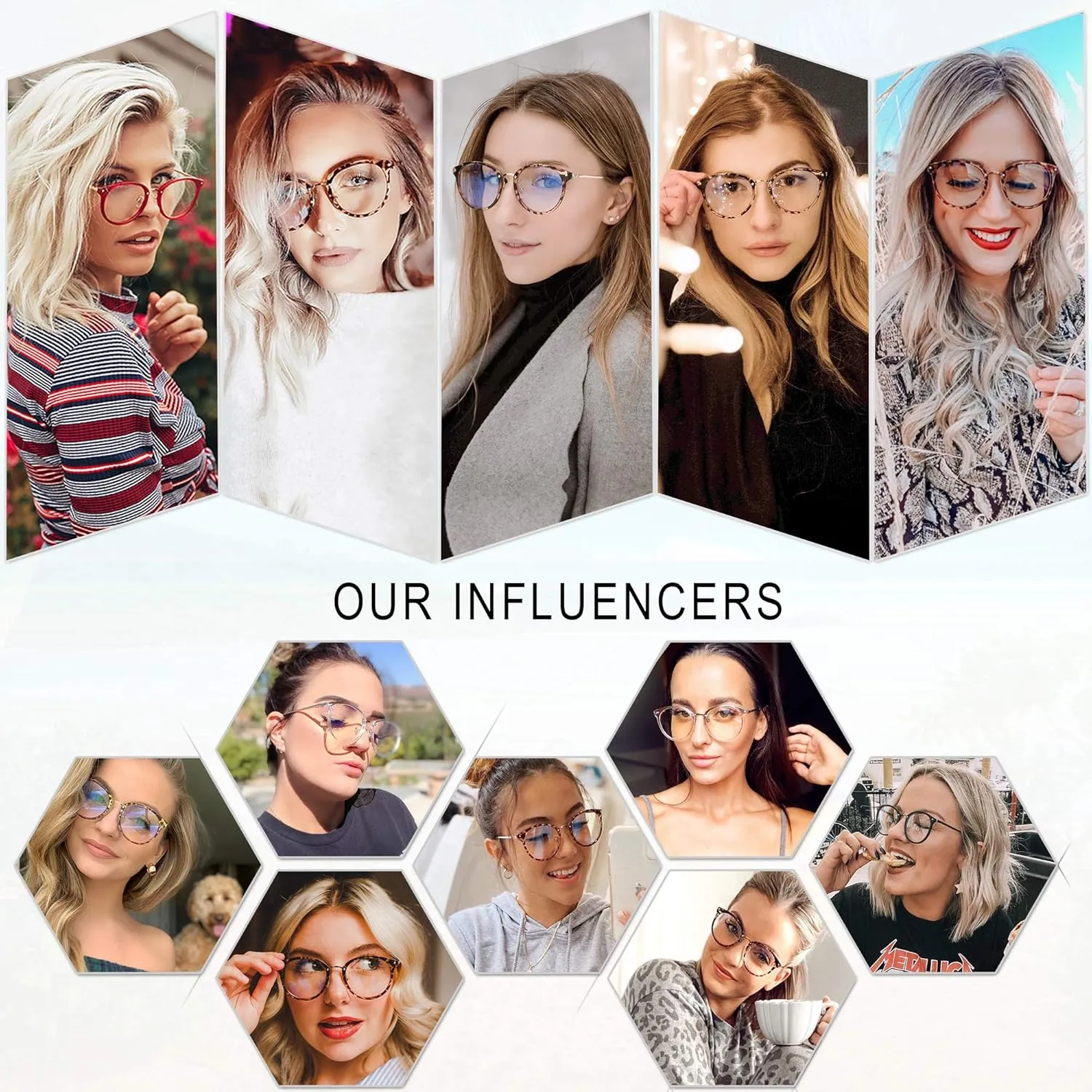 SOJOS Retro Round TR90 Blue Light Reading Glasses Womens Mens Readers Computer Glasses Eyewear Frame SJ9001