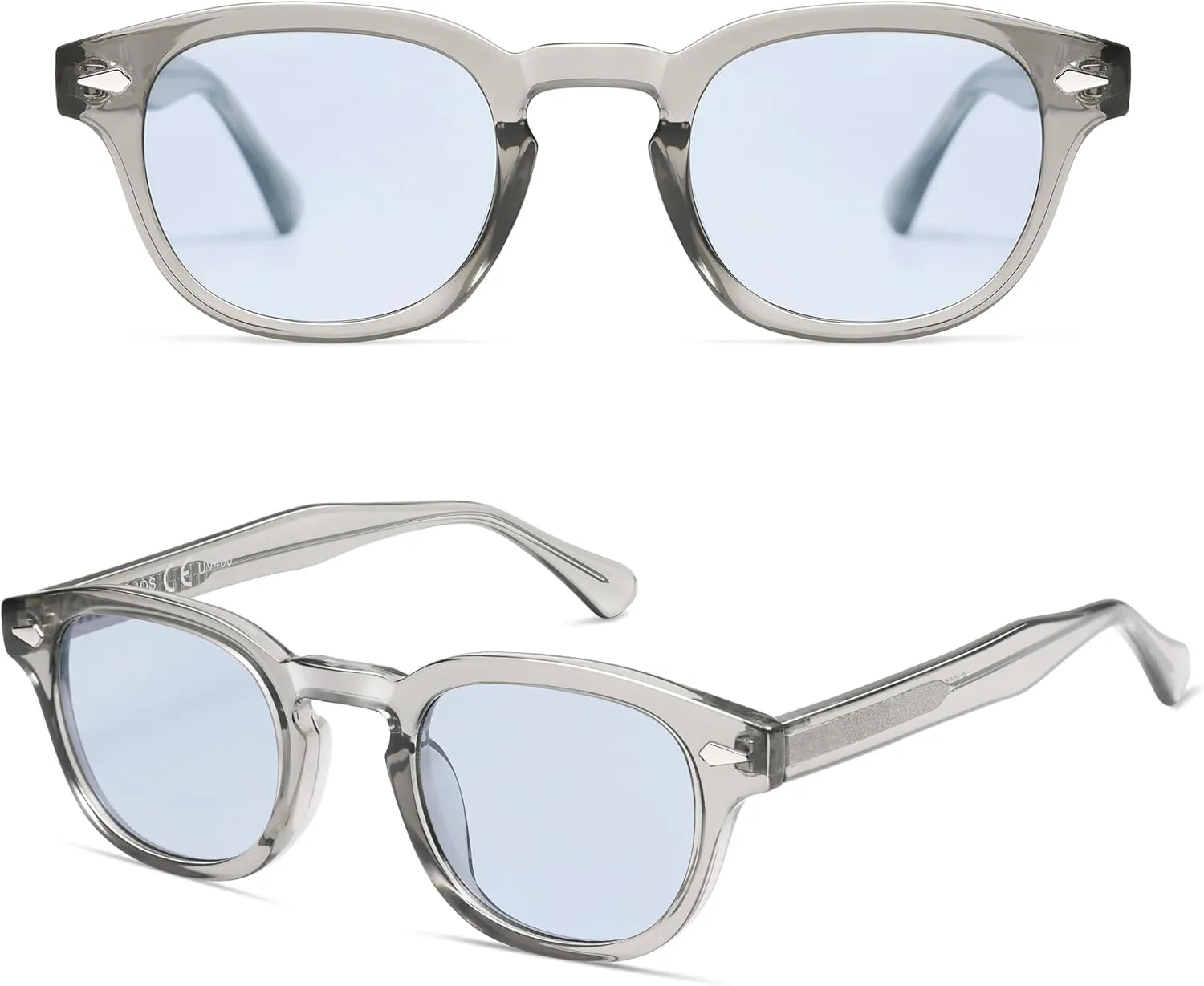 SOJOS Retro Small Round Sunglasses for Men Women Trendy Circle Style UV400 Lenses Unisex Sun Glasses SJ2251
