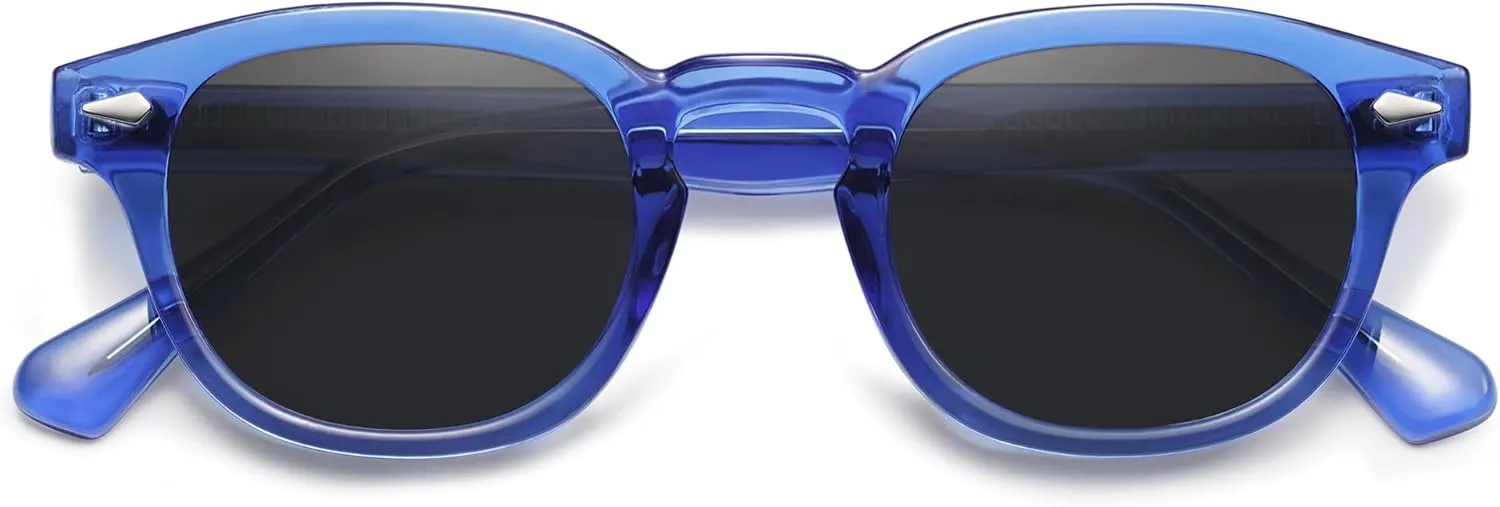 SOJOS Retro Small Round Sunglasses for Men Women Trendy Circle Style UV400 Lenses Unisex Sun Glasses SJ2251