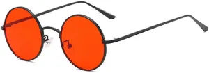 SPOAVGYZ-Classic Men Round Sunglasses Women Metal Frame UV400 Sun Glasses Men's Female Fashion Eyewear