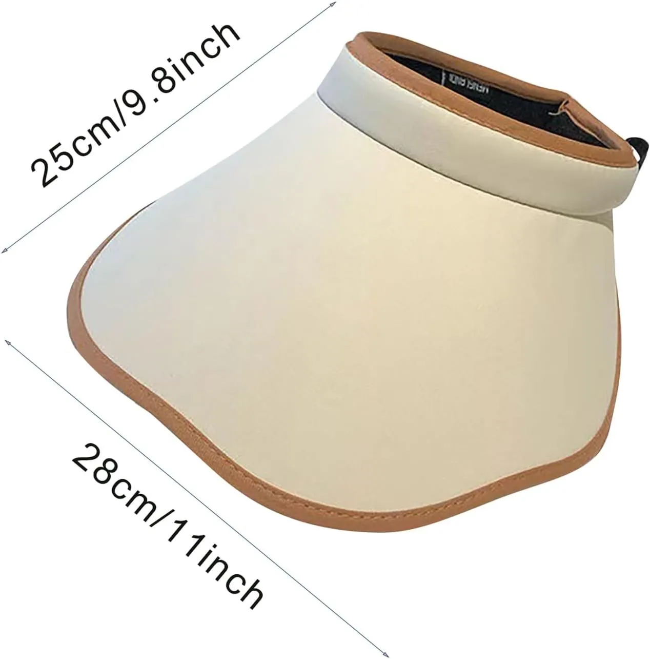 Sport Wear Athletic Visor Large Brim Sun Sports Visor Hat Visor Adjustable Cap for Women Men