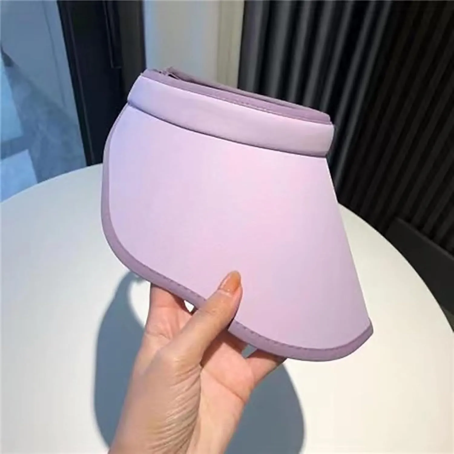 Sport Wear Athletic Visor Large Brim Sun Sports Visor Hat Visor Adjustable Cap for Women Men