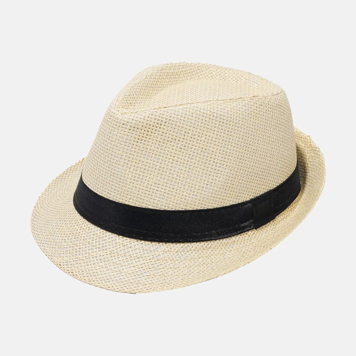 Straw Fedora Hat Mens Fedora Hats for Men and Women Sun Trilby Hat Summer Panama Hats