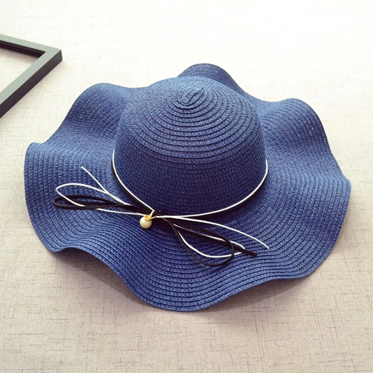Straw Fedora Panama Hat Women Wide Brim Floppy Roll Up Foldable UPF 50  Beach Vacation Gardening Sun Hats