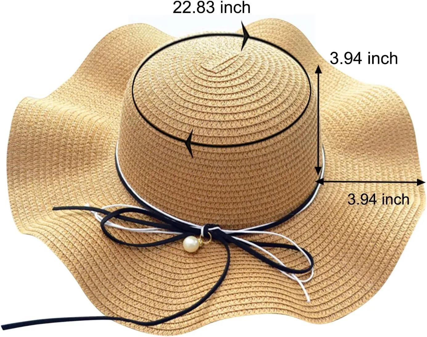 Straw Fedora Panama Hat Women Wide Brim Floppy Roll Up Foldable UPF 50  Beach Vacation Gardening Sun Hats