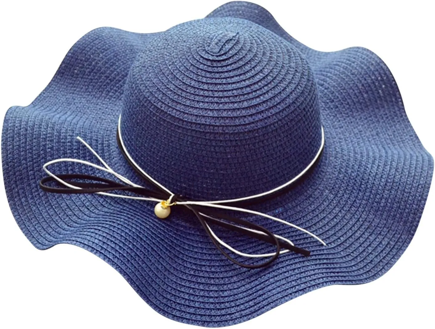 Straw Fedora Panama Hat Women Wide Brim Floppy Roll Up Foldable UPF 50  Beach Vacation Gardening Sun Hats
