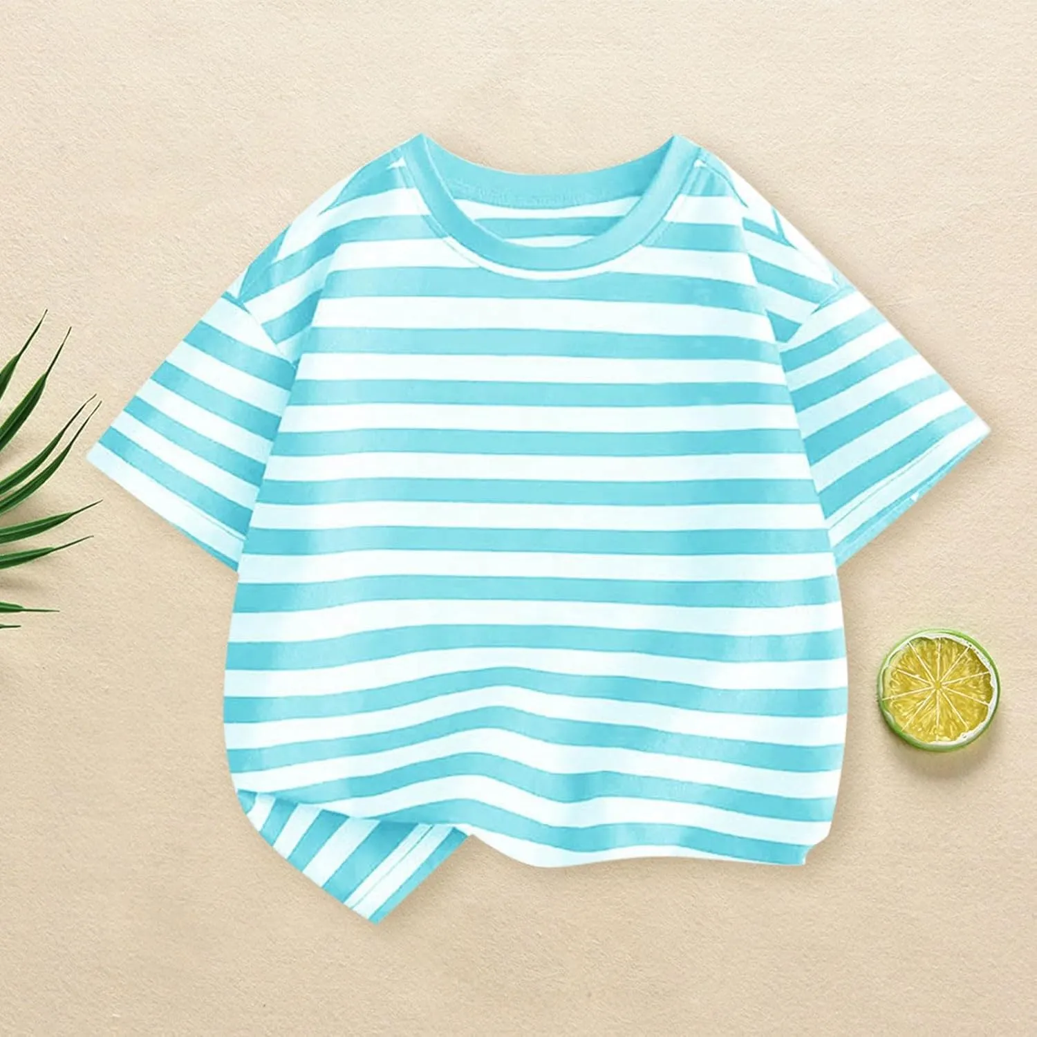 Toddler Baby Infant Cotton Soft T Shirt Striped Loose Soft Oversized Tees Tops Newborn Summer Casual Funny Comfy Shirt