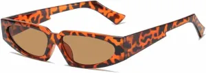 Triangle Narrow Frame Cat Eye Sunglasses Outdoors Trend Classic Simple Candy Color Sunglasses Uv400