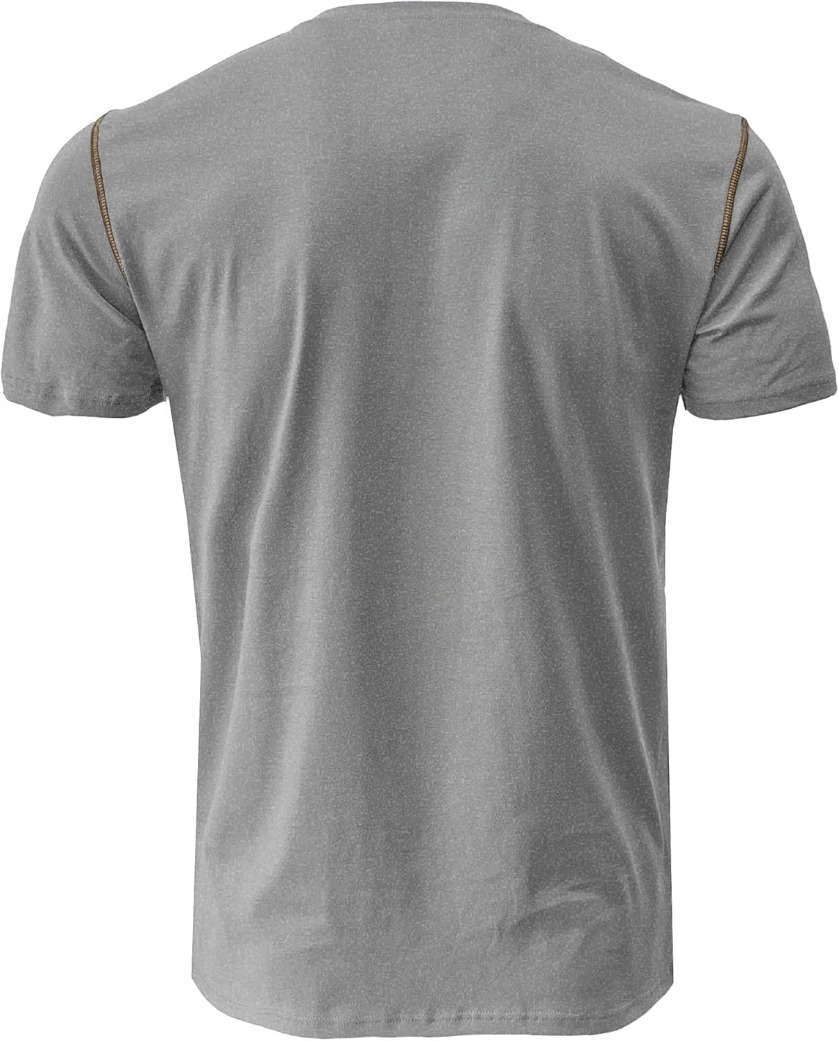 UOUA Men's Henley Shirts Short Sleeve Casual T-Shirts Cotton Basic Tops