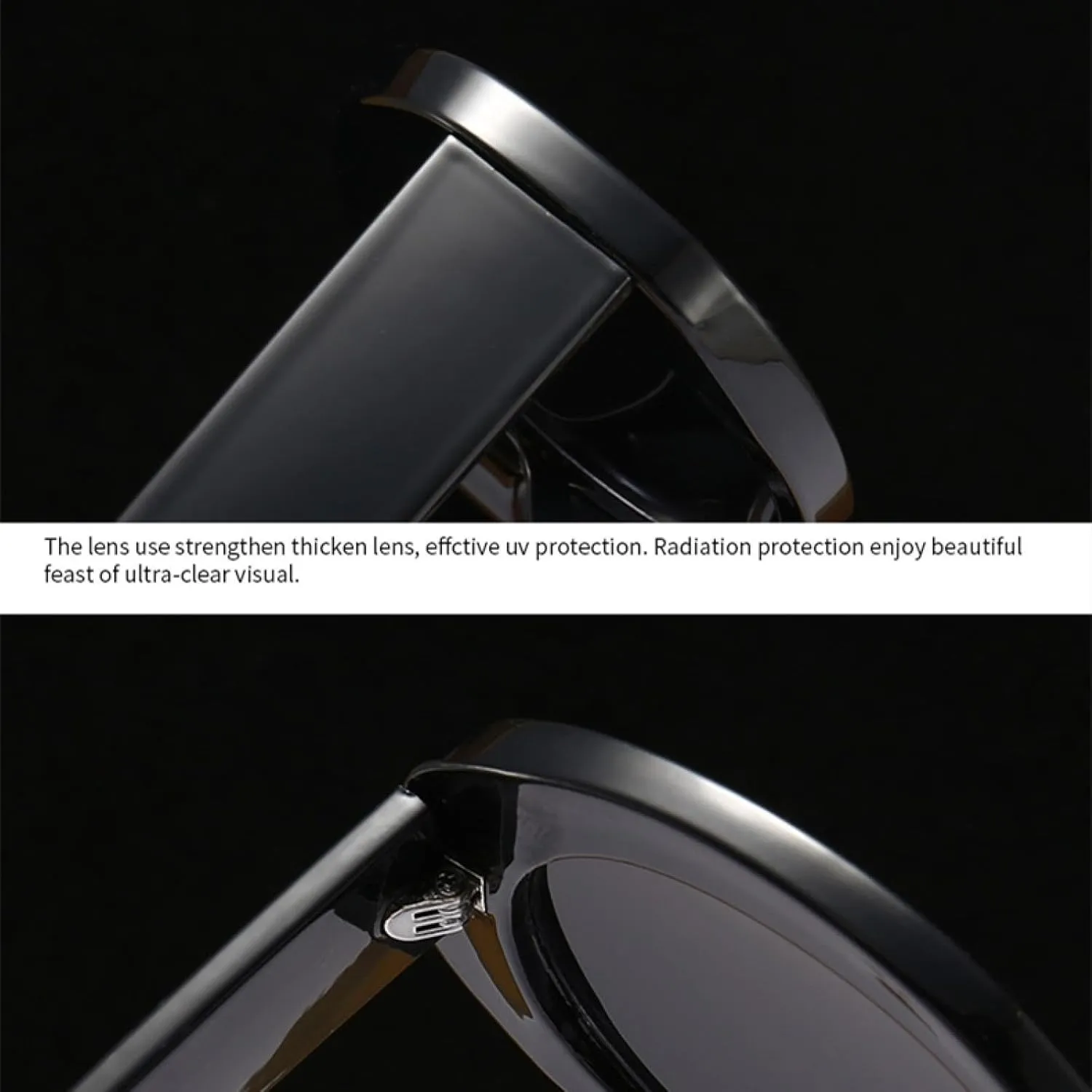 Vintage Small Oval Sunglasses Women Luxury Black Glasses Shades Classic