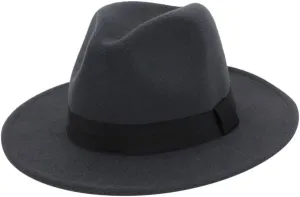 Vintage Wide Brim Fedora Hats for Men and Women - Adjustable with Belt Buckle