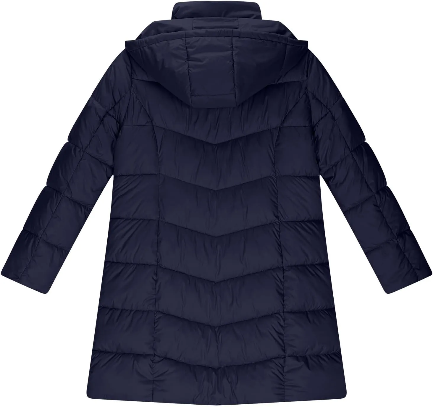 Winter Coats for Women Quilted Down Jacket Full Zip Puffer Coat Thicken Hooded Outerwear Casual Fleece Lined Coat