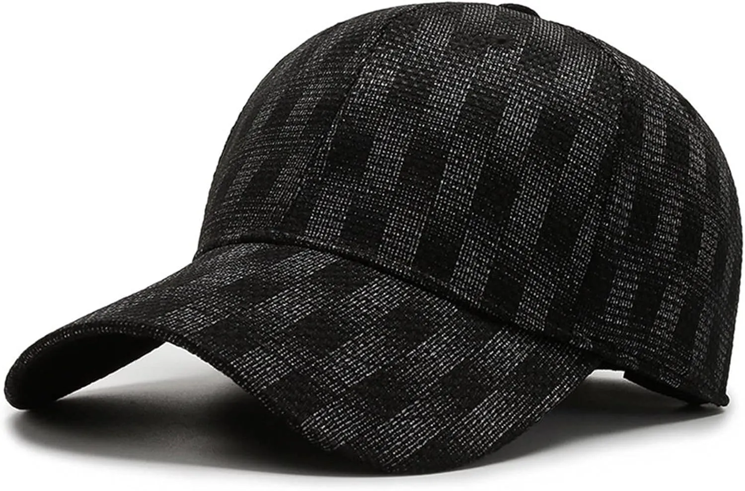 Women Men Plaid Baseball Caps Casual Outdoor Sports Visor Hats Adjustable Sunscreen Sun Hats