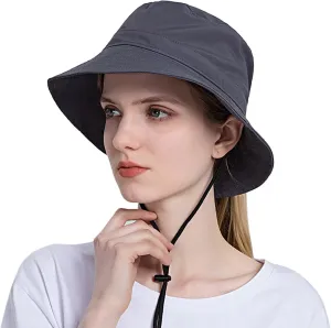 Women Sun Hat Wide Brim Protection Beach Hat Adjustable Bucket Hat Summer Hats Fruit Basket Hat