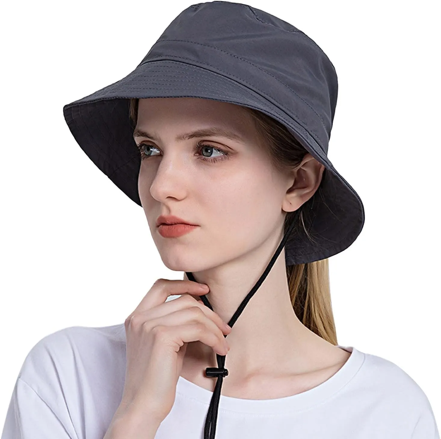 Women Sun Hat Wide Brim Protection Beach Hat Adjustable Bucket Hat Summer Hats Fruit Basket Hat