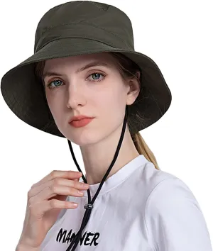 Women Sun Hat Wide Brim Protection Beach Hat Adjustable Bucket Hat Summer Hats Fruit Basket Hat