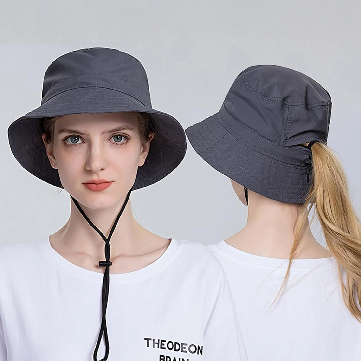 Women Sun Hat Wide Brim Protection Beach Hat Adjustable Bucket Hat Summer Hats Fruit Basket Hat
