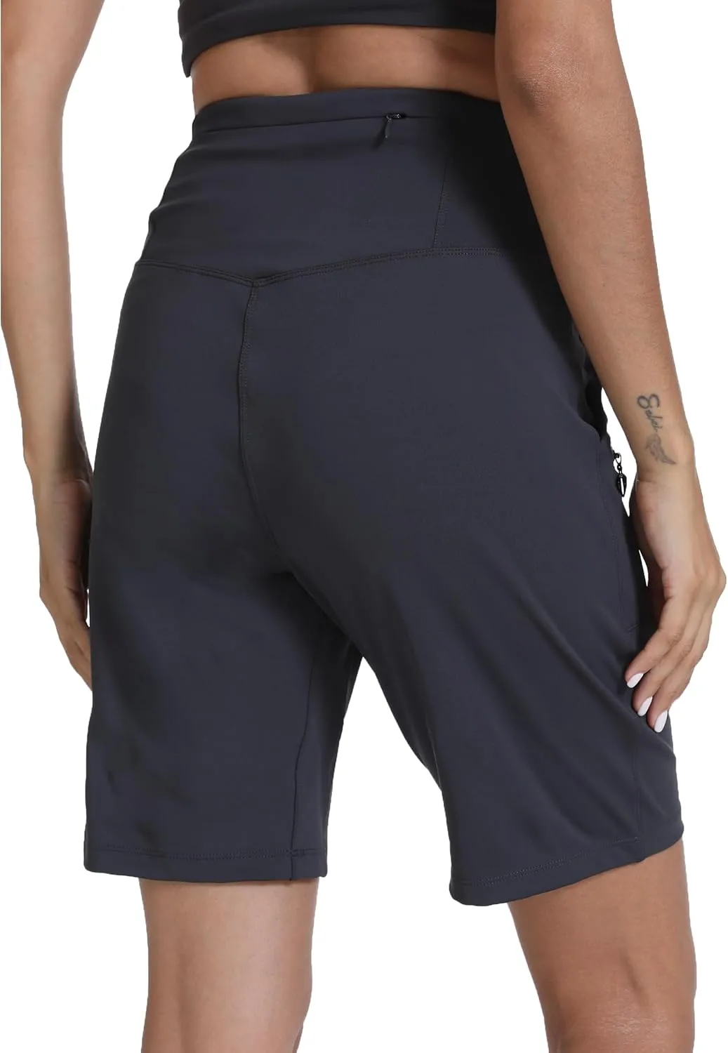 Women's Athletic Running Shorts with Pockets Lightweight Quick Dry Hiking Shorts for Workout Gym and Sports