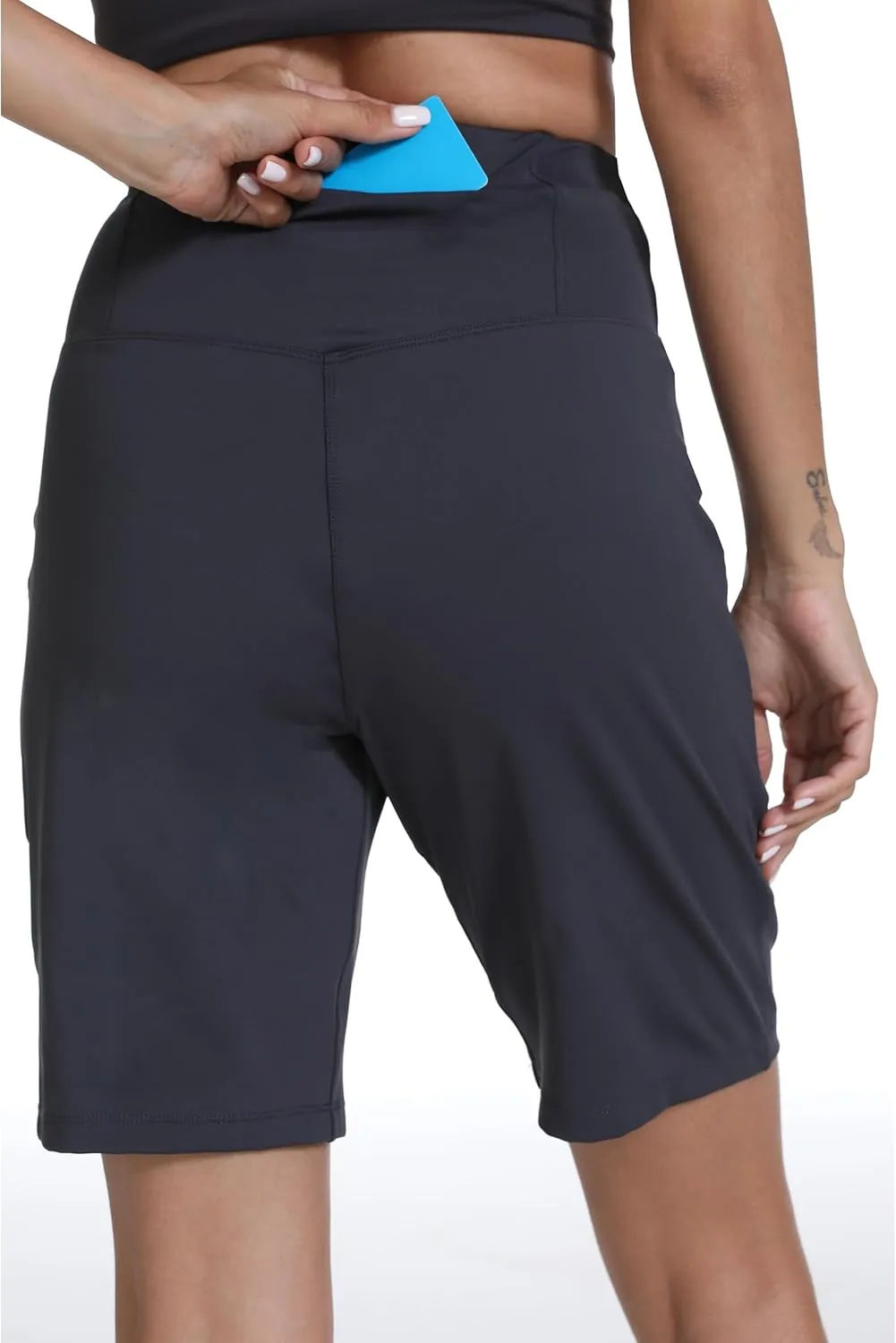 Women's Athletic Running Shorts with Pockets Lightweight Quick Dry Hiking Shorts for Workout Gym and Sports