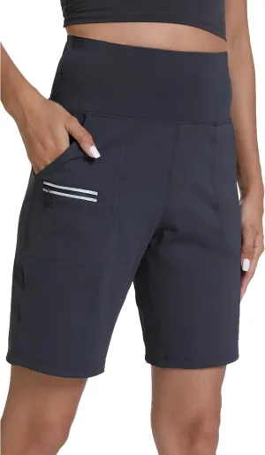 Women's Athletic Running Shorts with Pockets Lightweight Quick Dry Hiking Shorts for Workout Gym and Sports