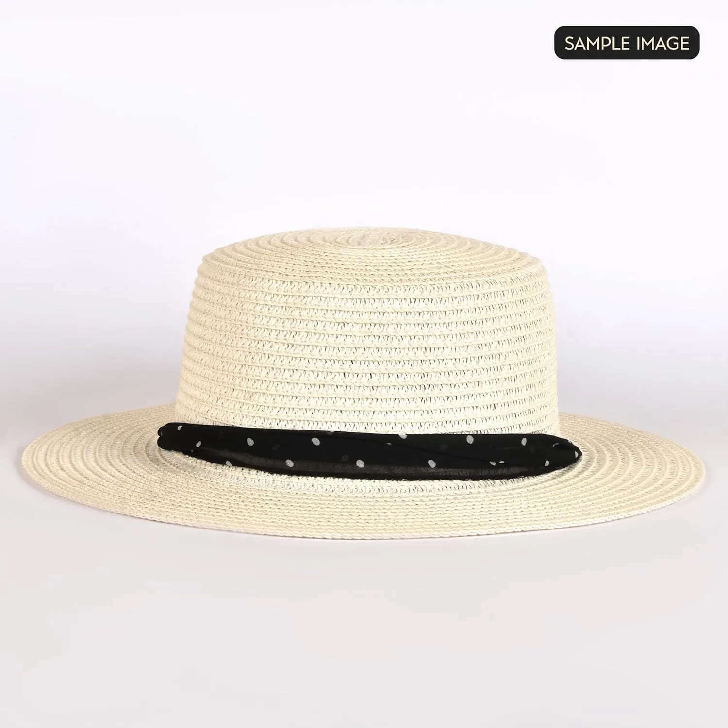 Womens Beach Straw Sun Hat Wide Brim Spotted Sun Hat | Women Floppy Hats Cowboy hat Beach hat UPF 50 UV Protection Summer