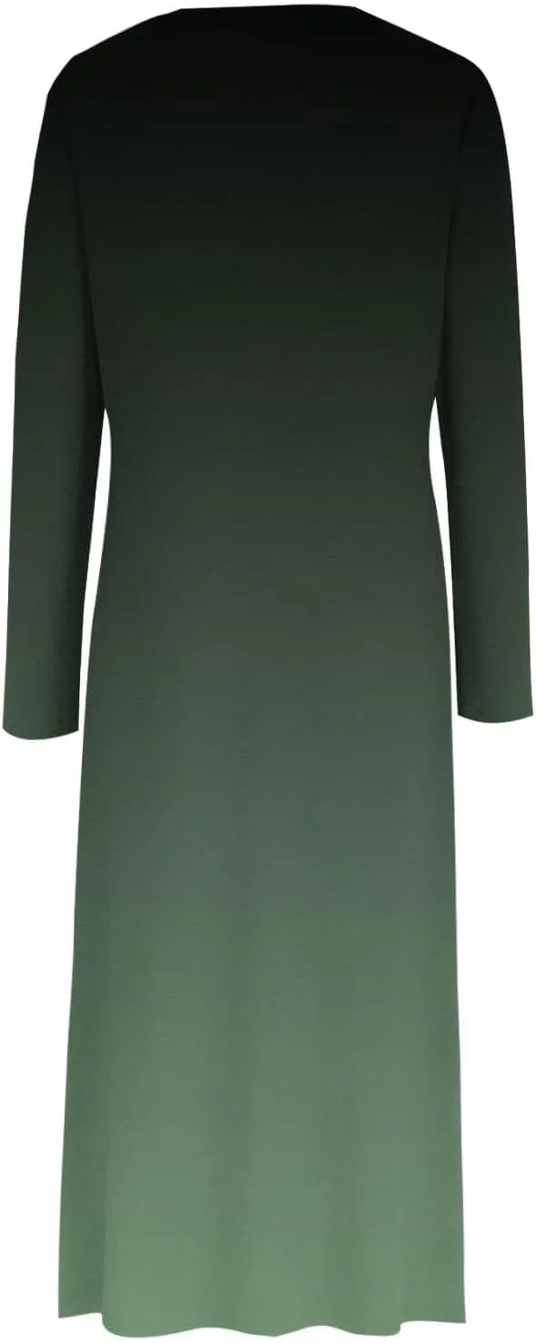 Womens Boho 2025 Maxi Dress Trendy Side Slit Empire Waist Sundresses Spring Summer Casual Boho Long Flowy Dresses