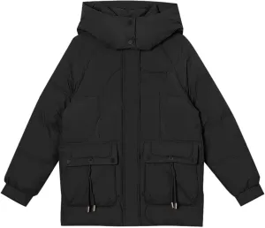 Women's Down Puffer Jackets Lightweight Thermal Quilted Coat with Pockets Zip Up Winter Warm Oversized Jackets