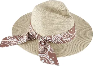 Women's Folable Floppy Hat Wide Brim Sun Hats for Women Floppy Hat Summer Beach Cap Adjustable Straw Hat for Women