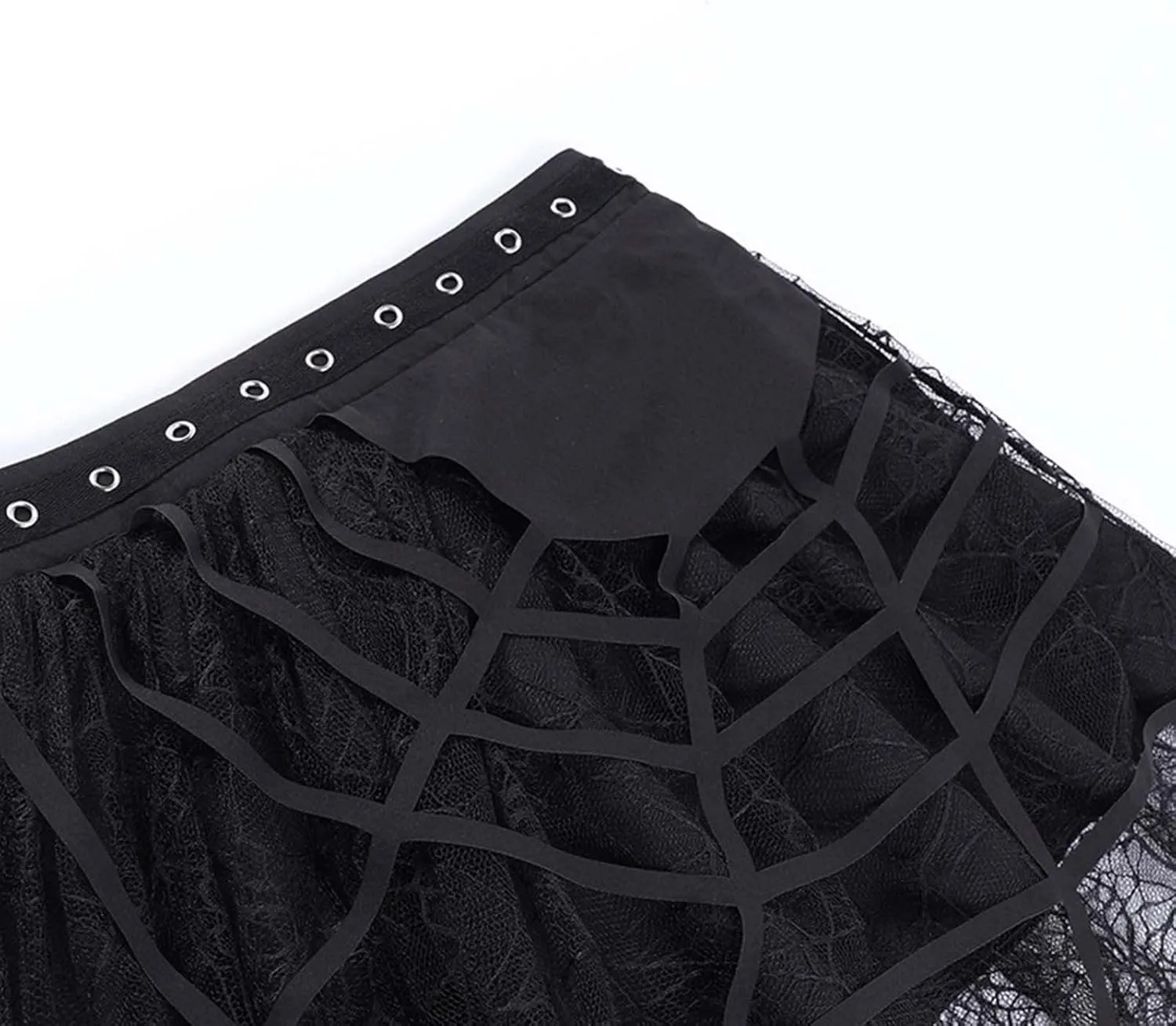 Women's Gothic Skirt Fairy Grunge Punk High Waisted A-Line Pleated Skirts Y2k E-Girl Long Maxi Skirt A-Line Skirt