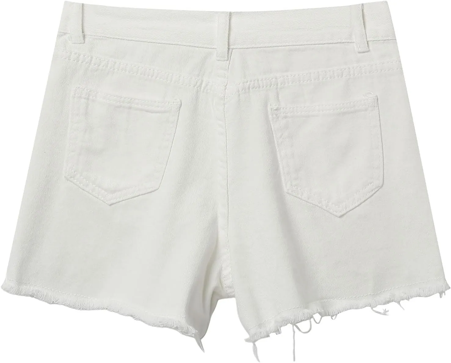 Womens Jean Shorts Summer High Waisted Stretchy Denim Shorts Ripped Frayed Raw Hem Trendy Jeans Short with Pockets 2025