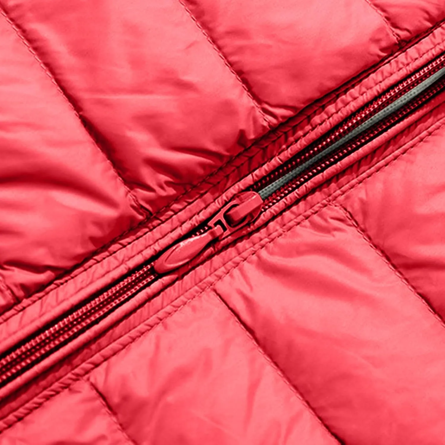 Women's Lightweight Puffer Coats Quilted Down Jacket Warm Winter Jacket Long Sleeve Full Zip Packable Hooded Jackets