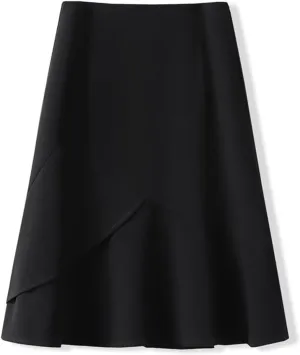 Women's Long Skirt Summer High-Waist Mid-Length Casual A Line Skirts for Women