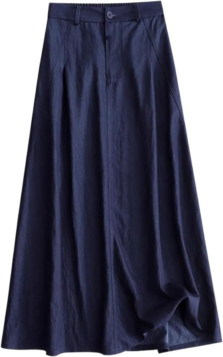 Women's Long Skirt Summer Lightweight High-Waist Mid-Length A Line Skirts for Women