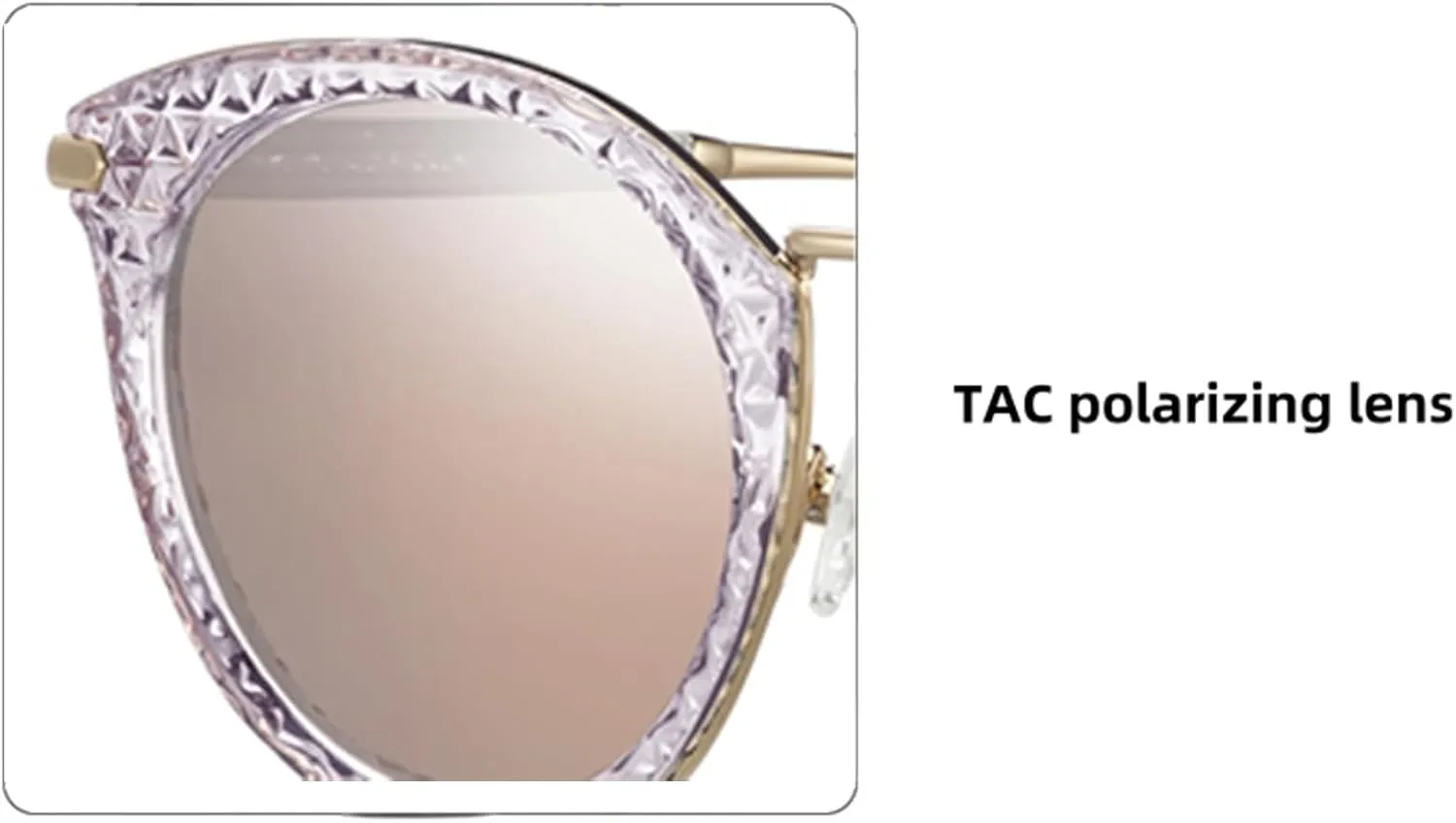 Womens Polarized Sunglasses Retro Cat Eye Round Frame UV Protection Sun Glasses