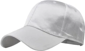 Womens Satin Trucker Low Profile Hats Classic Adjustable Plain Hiking Running Baseball Caps Summer Beach Dad Hats