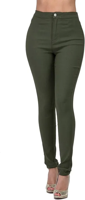 Women's Skinny Jeans Stretchy High Rise Tummy Control Jeggings Summer Butt Lifting Denim Pants Slim Fit Ladies