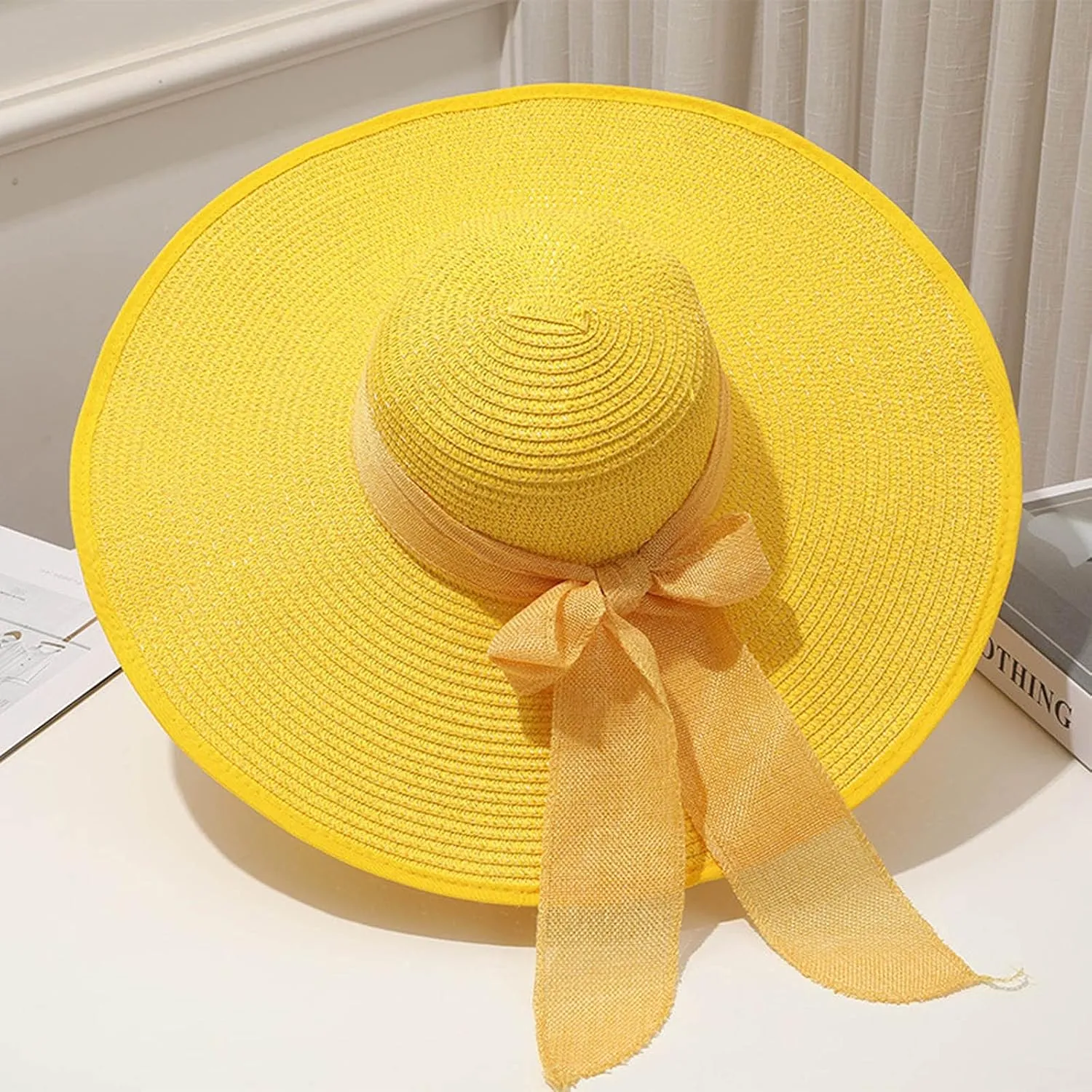 Women's Solid Sun Straw Roll Up Vintage Panama Beach Travel Hat