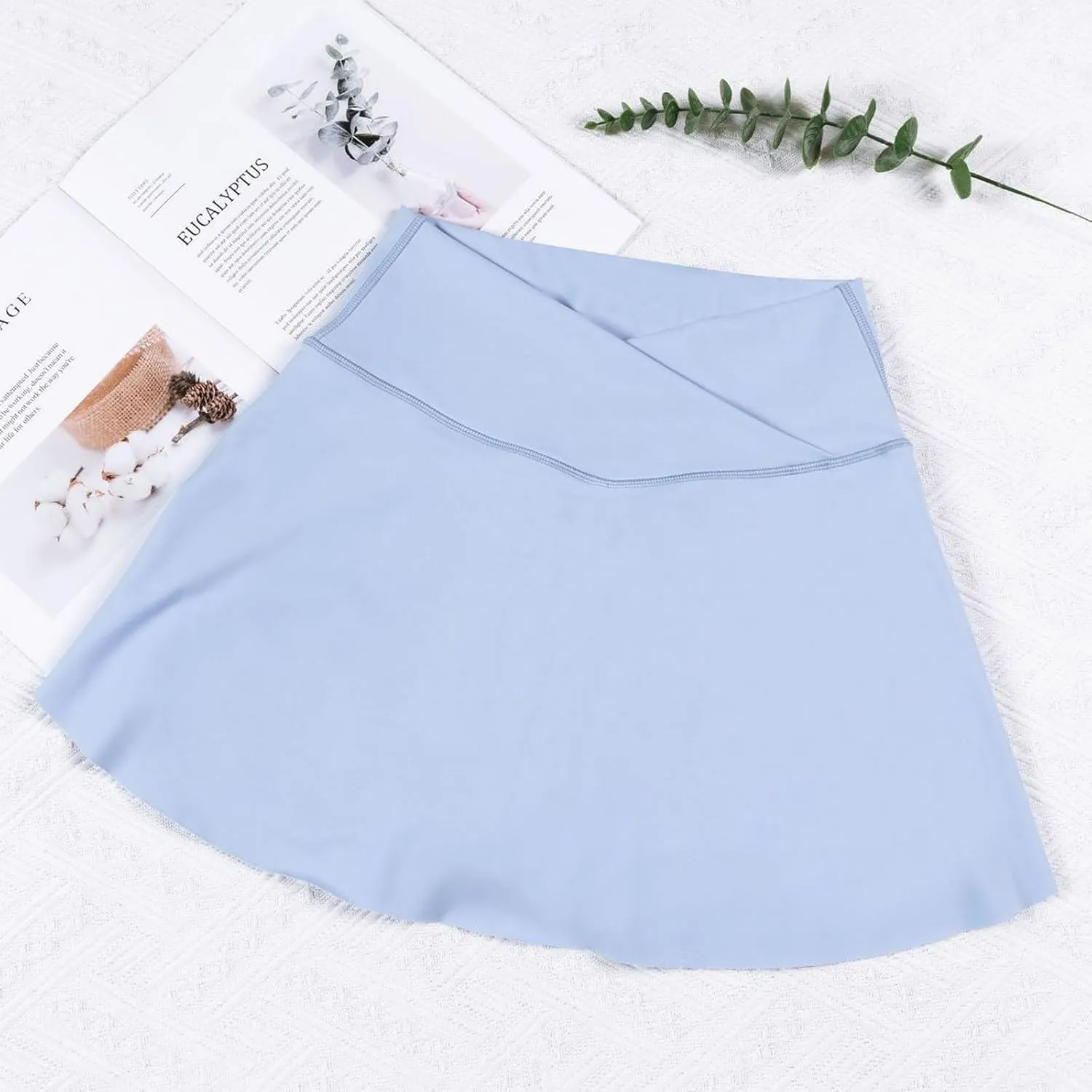 Women's Summer Athletic Loose Trendy Quick Dry Elastic High Waist Solid Color Yoga Fitness Tennis Skirts 2025, S-2XL