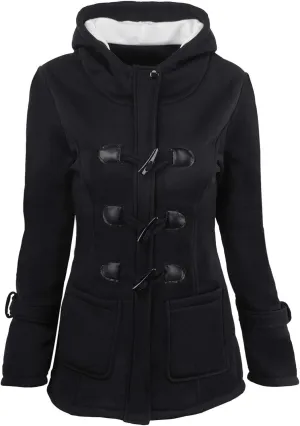 XUETON Women's Casual Zip Up Anork Jackets Fleece Lined Downs Puffer Jacket Jackets Utility Anorak Safari Coat