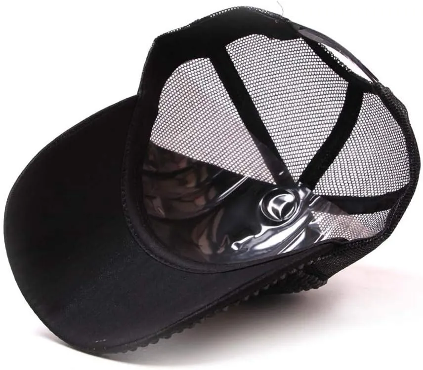 YOLAI Fashion Sequin Hat Adjustable Baseball Hat Cap for Womens Decor Baseball Cap Disco Dance Party Costume